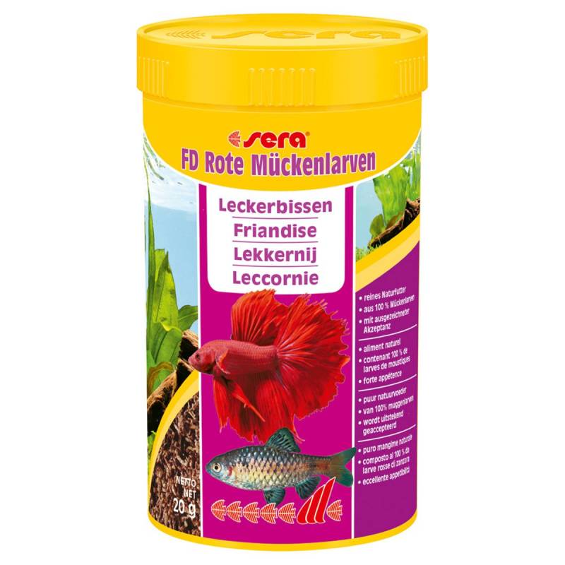 Sera FD Rote Mückenlarven 250ml von Sera