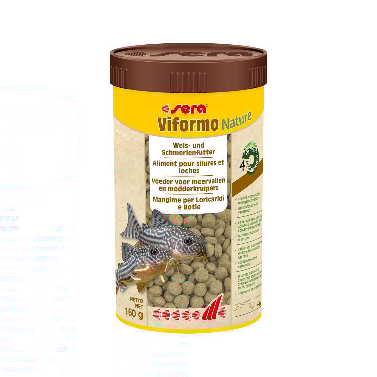 Sera Futtertabletten Viformo Nature 250ml (160g) Sera Futtertabletten Viformo Nature 250ml (160g) von Sera