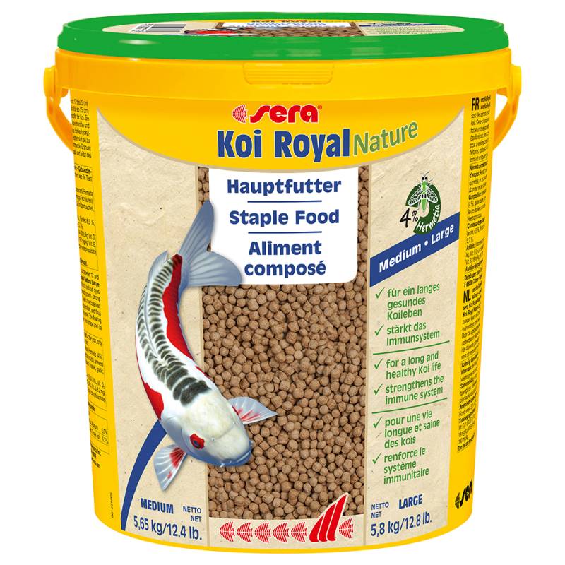 Sera Koi Royal medium Granulat - 21 Liter von Sera