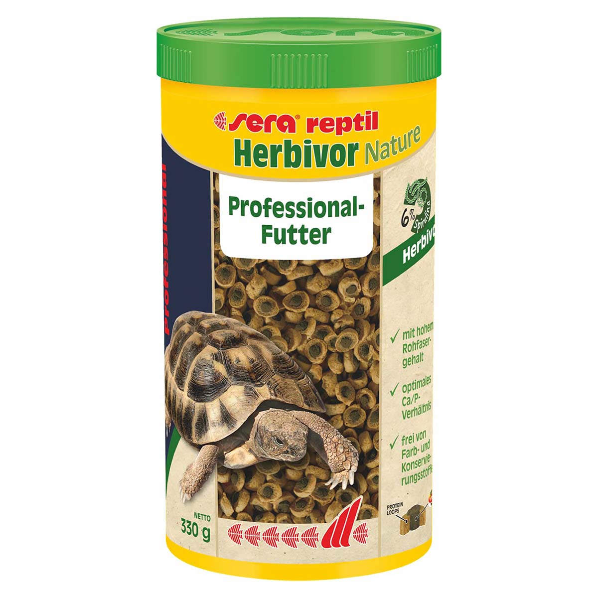 sera reptil Professional Herbivor Nature 2x 1000ml von Sera