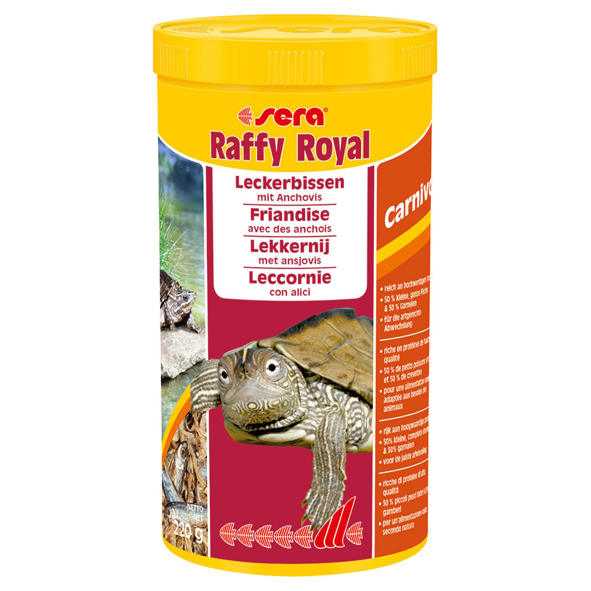 Sera Schildkrötenfutter Raffy Royal 1000ml von Sera