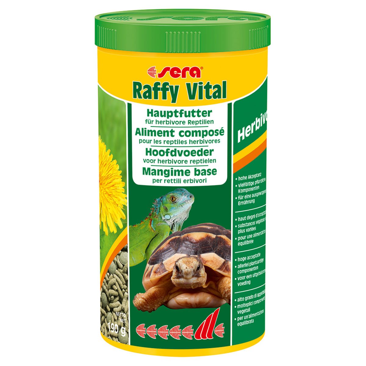 Sera Schildkrötenfutter Raffy Vital 1000ml von Sera