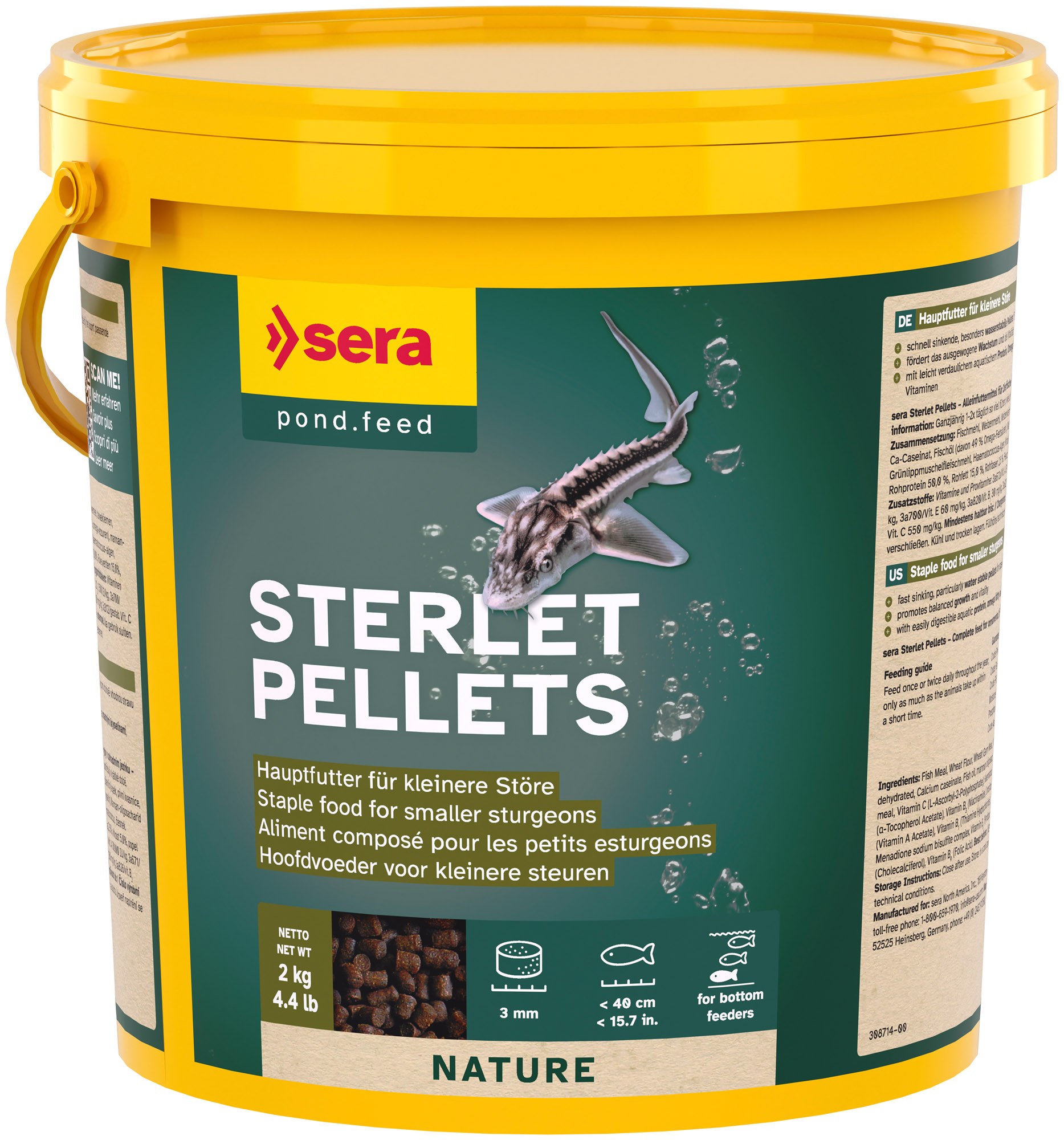 Sera pond Stör Perlets 3800ml Sera pond Stör Perlets 3800ml von Sera