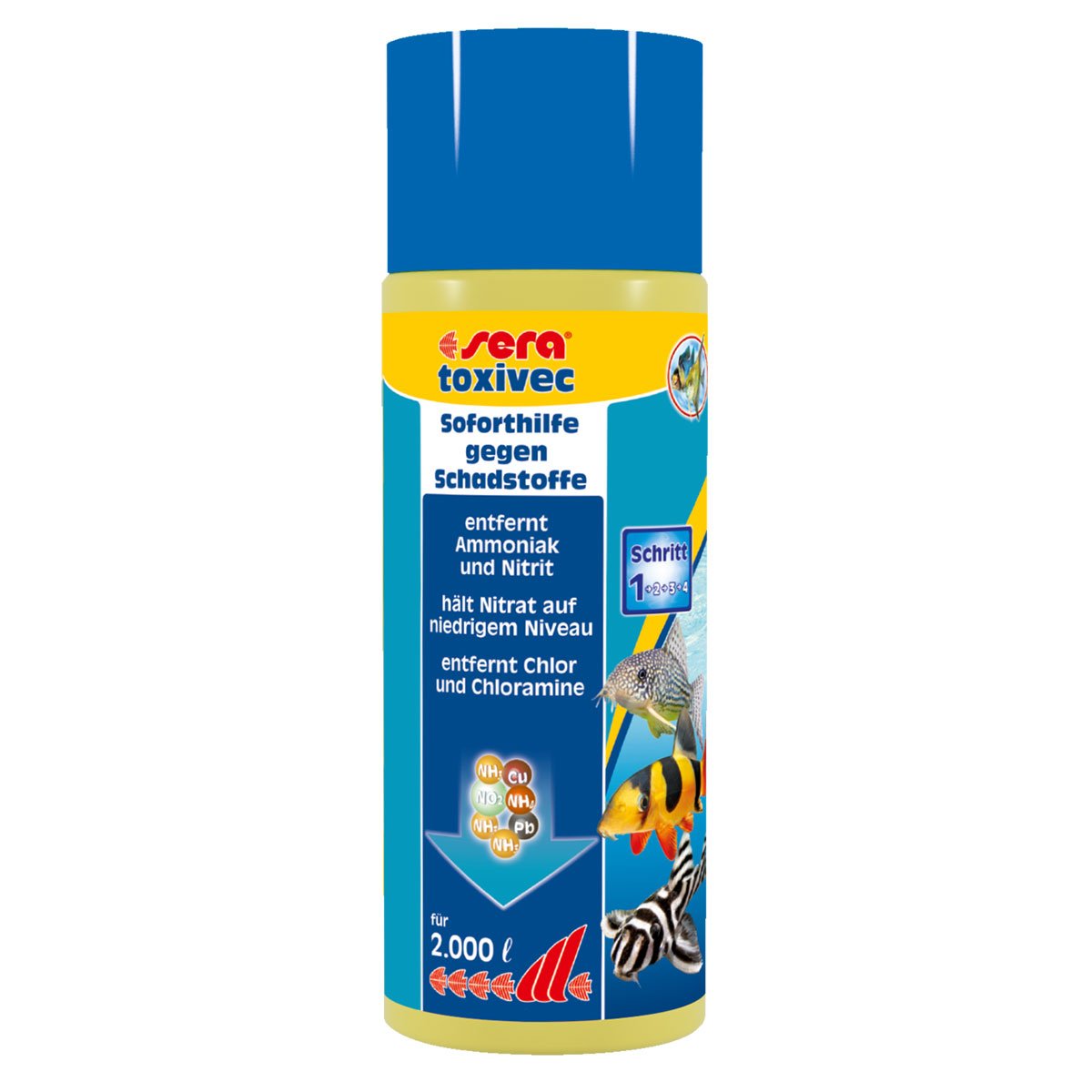 Sera toxivec Wasseraufbereiter 500ml Sera toxivec Wasseraufbereiter 500ml von Sera