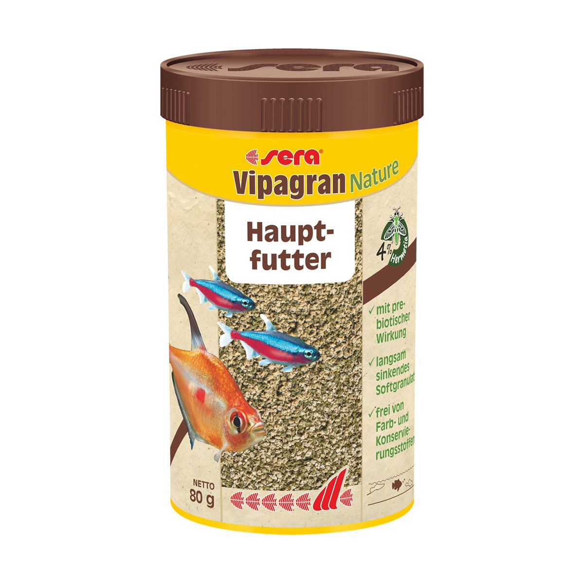 sera Vipagran Nature Hauptfutter 250ml (80g) von Sera