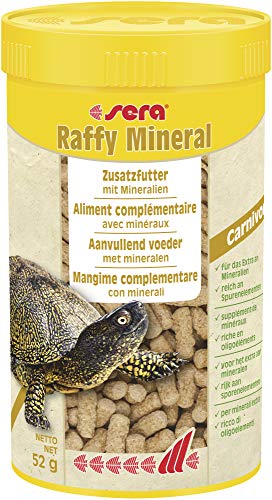 sera Raffy Mineral 250 ml (52 g) - Schließt Versorgungslücken zuverlässig, Wasserschildkröten Futter von sera