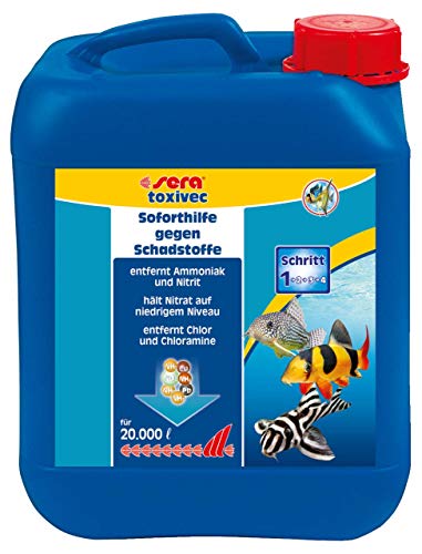 sera toxivec 5000 ml | Erste Hilfe im Aquarium | Soforthilfe gegen Schadstoffe | Entfernt sofort fischtoxisches Ammoniak & Nitrit | Vermindert Algenwachstum | Entfernt Chlor & Chloramine sera toxivec 5000 ml | Erste Hilfe im Aquarium | Soforthilfe gegen Schadstoffe | Entfernt sofort fischtoxisches Ammoniak & Nitrit | Vermindert Algenwachstum | Entfernt Chlor & Chloramine von sera