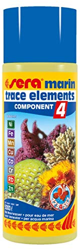 sera marin COMPONENT 4 trace elements Kationics 500 ml - Liefert wichtige Spurenelemente für den täglichen Bedarf, Wasseraufbereiter Meerwasser von sera