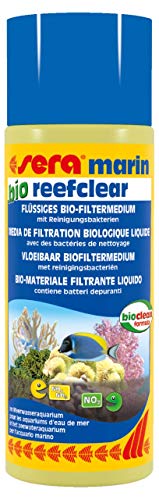 sera marin bio reefclear 500 ml Wasseraufbereiter Meerwasser baut Ammonium und Nitrit mithilfe von Reinigungsbakterien ab von sera