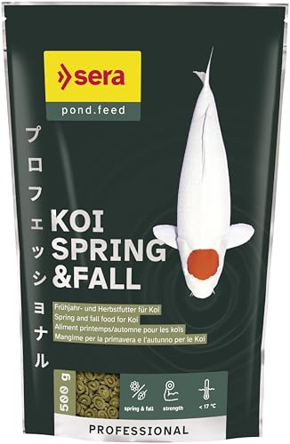 sera KOI Professional Koifutter 500 g | Koi-Fischfutter für Frühjahr & Herbst | Für Temperaturen unter 17°C | Geringere Wasserbelastung | Weniger Algen | Optimale Winter-Vorbereitung sera KOI Professional Koifutter 500 g | Koi-Fischfutter für Frühjahr & Herbst | Für Temperaturen unter 17°C | Geringere Wasserbelastung | Weniger Algen | Optimale Winter-Vorbereitung von sera