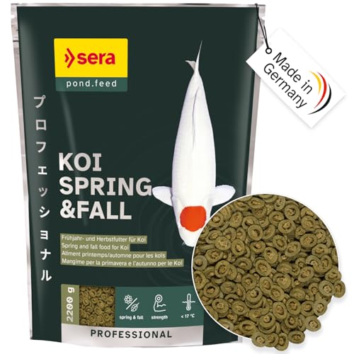 sera Koi Professional Spring & Fall | Koifutter 2200 g | leicht verdaulich unter 17°C | stärkt Immunsystem | Co-Extrusion Verfahren | Krankheitsvorbeugung | optimale Winter-Vorbereitung sera Koi Professional Spring & Fall | Koifutter 2200 g | leicht verdaulich unter 17°C | stärkt Immunsystem | Co-Extrusion Verfahren | Krankheitsvorbeugung | optimale Winter-Vorbereitung von sera