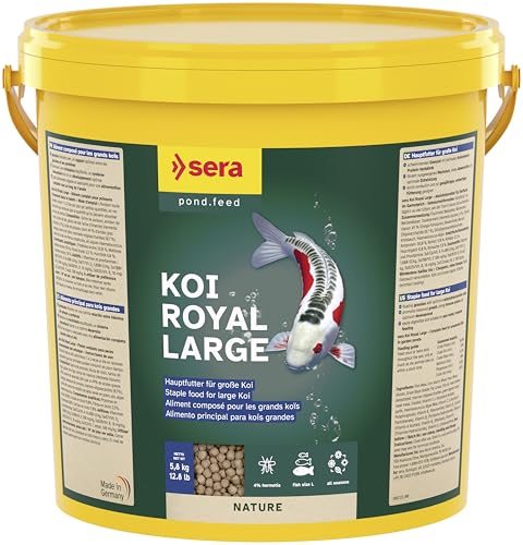 sera Koi Royal Nature Large 21 L (5,8kg) | Hauptfutter für Koi ab 25 cm | ohne Farb-& Konservierungsstoffe | mit Omega-Fettsäuren & Mannan-Oligosaccharide | optimale Verdauung & Teichwasser schonend sera Koi Royal Nature Large 21 L (5,8kg) | Hauptfutter für Koi ab 25 cm | ohne Farb-& Konservierungsstoffe | mit Omega-Fettsäuren & Mannan-Oligosaccharide | optimale Verdauung & Teichwasser schonend von sera