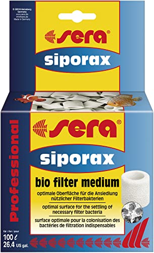 sera siporax Aquarium Filtermaterial 500 ml (145g) | Maximale Optimierung der biologischen Filterung | Bio-Filter Medium | Biologische Filterung für Aquarien von sera