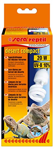 sera reptil desert compact 20 W - Beleuchtung für Wüstenterrarien, Weiß von sera