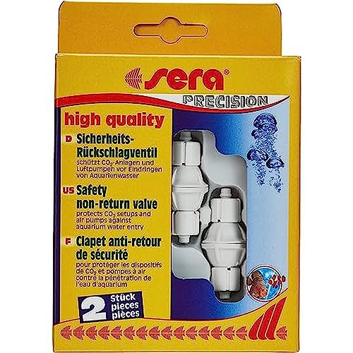 sera high quality Sicherheits-Rückschlagventil (2 St) - Verhindert einen Rückfluss von Aquarienwasser in Luftschläuche von sera