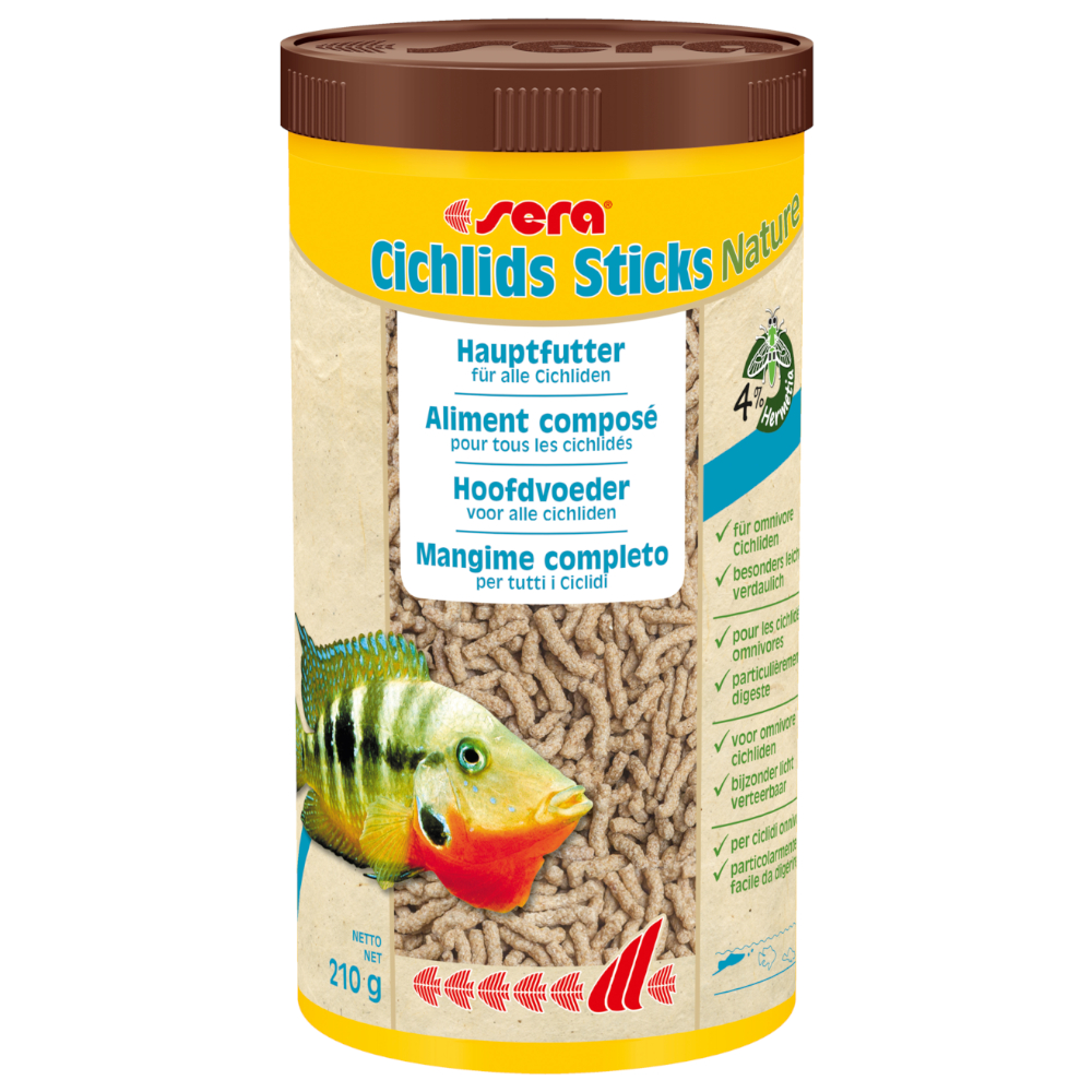 sera Cichlids Sticks Nature - Sparpaket: 2 x 1000 ml von Sera