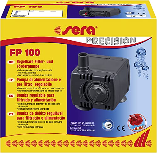 sera 30593 Filter- und Förderpumpe FP 100 - Regelbare Unterwasserpumpen für Süß- und Meerwasseraquarien von sera