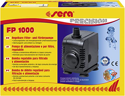 sera 30595 Filter- und Förderpumpe FP 1000 - Regelbare Unterwasserpumpen für Süß- und Meerwasseraquarien von sera