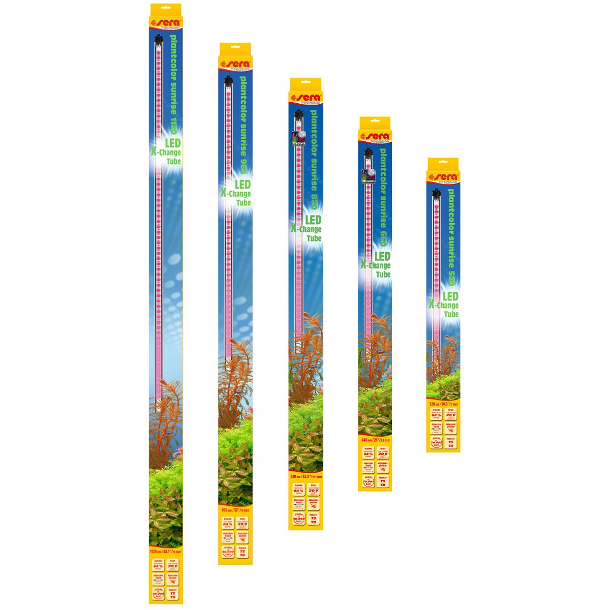 sera LED X-Change Tube plantcolor sunrise 660mm / 8,3W von Sera