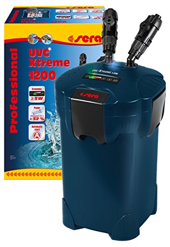 sera UVC-Xtreme 1200 Außenfilter - Elektronisch steuerbare Außenfilter für Aquarien bis 1200 Liter von sera
