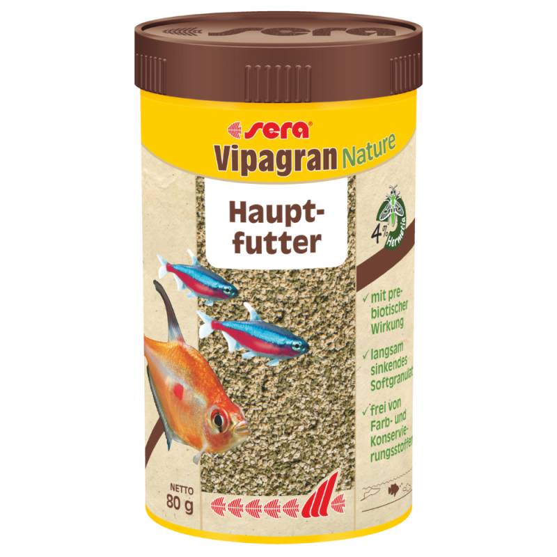 sera Vipagran Nature Softgranulat - Sparpaket: 2 x 1000 ml von Sera