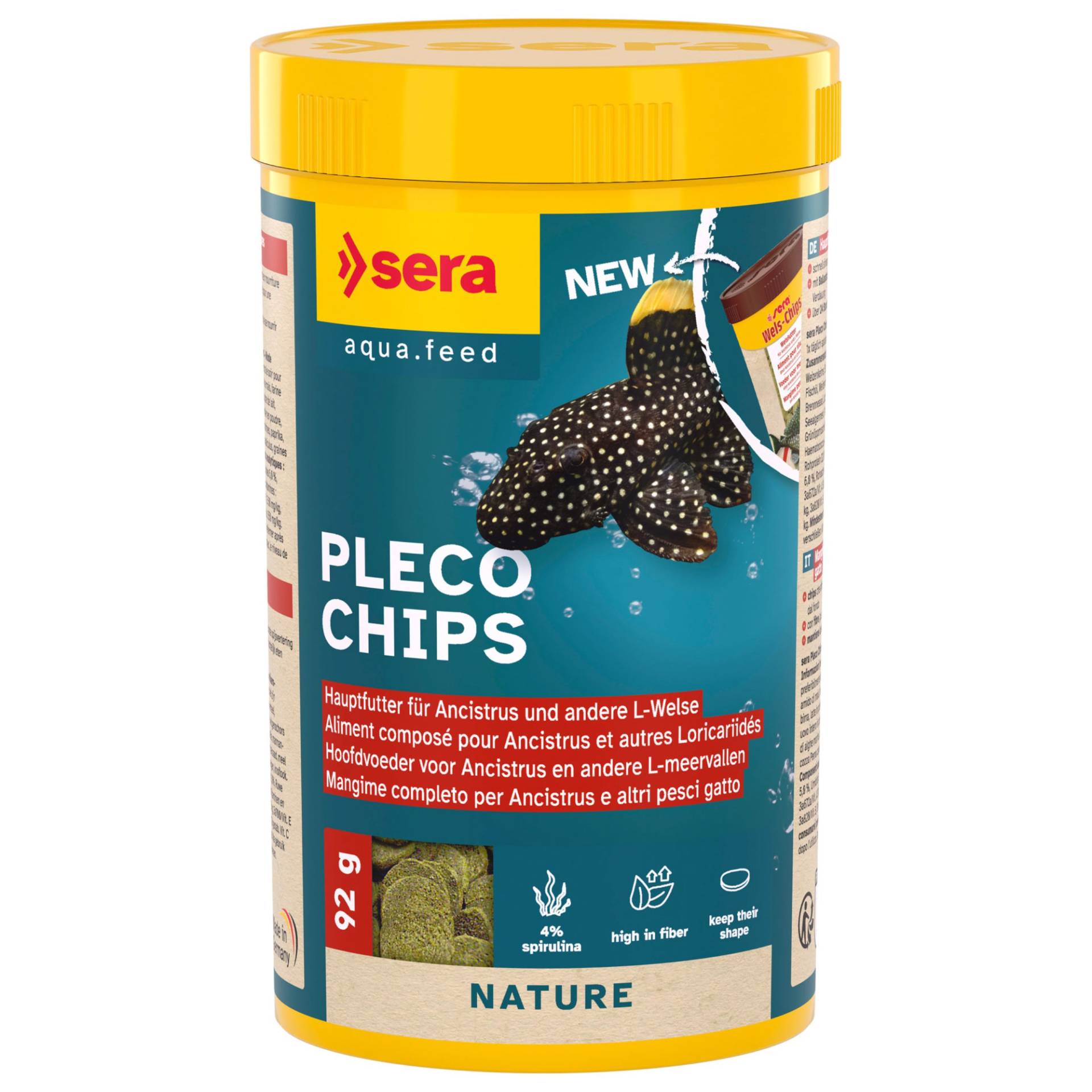 sera Wels-Chips Nature Chipsfutter - 250 ml von Sera
