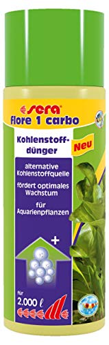 sera flore 1 carbo 500 ml - Kohlenstoffdünger für optimales Wachstum Systempflege Alternative Kohlenstoffquelle Für Aquarienpflanzen, Dünger für Wasserpflanzen von sera