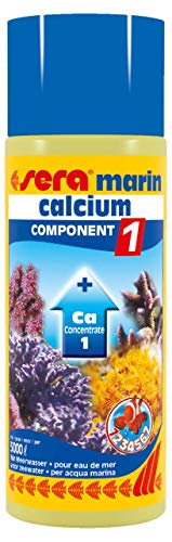 sera marin COMPONENT 1 Ca 500 ml - Enthält wichtiges Calcium für den Skelettaufbau von Korallen und andere Niederen Tieren, Wasseraufbereiter Meerwasser von sera
