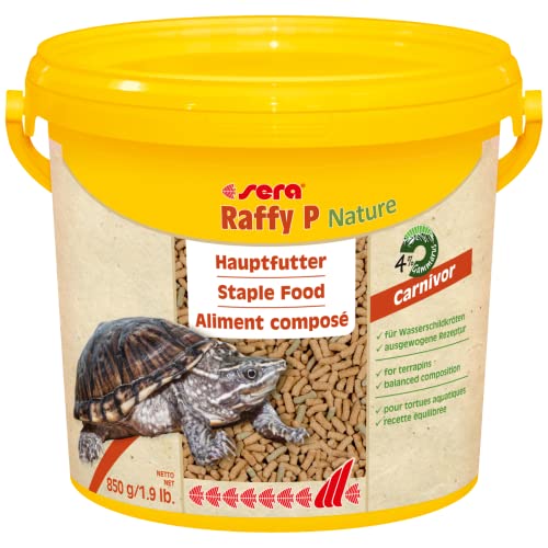 sera Raffy P Nature 3,8 L (850 g) | Wasserschildkröten Futter | Ausgewogene Nahrung für Schildkröten | enthält tierische und pflanzliche Inhaltsstoffe | Fischfutter Made in Germany sera Raffy P Nature 3,8 L (850 g) | Wasserschildkröten Futter | Ausgewogene Nahrung für Schildkröten | enthält tierische und pflanzliche Inhaltsstoffe | Fischfutter Made in Germany von sera