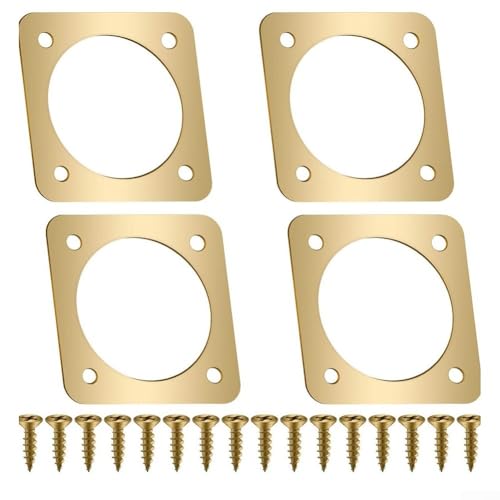 Vogelhausschutz, verzinktes Metall, 3,8 cm, rostbeständiges Design, 4 Stück von Serenophile
