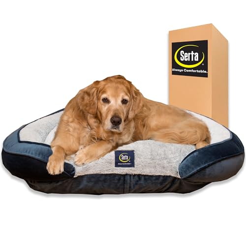 Serta Ovale Couch, groß, Blau von Serta