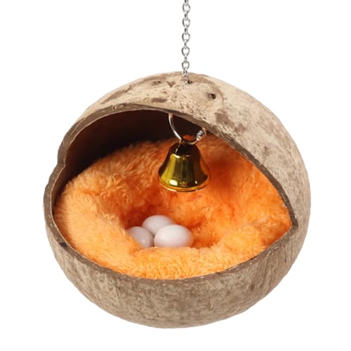 Sertay Hamster Kokosnuss Versteck, Hamster Zubehör Kokosnuss, Kokosnussschalen Vogelhaus, Kokosnuss Matte Hamster, Hamster Haus, für Meerschweinchen, Eichhörnchen, Hamster und Andere Kleintiere Sertay Hamster Kokosnuss Versteck, Hamster Zubehör Kokosnuss, Kokosnussschalen Vogelhaus, Kokosnuss Matte Hamster, Hamster Haus, für Meerschweinchen, Eichhörnchen, Hamster und Andere Kleintiere von Sertay