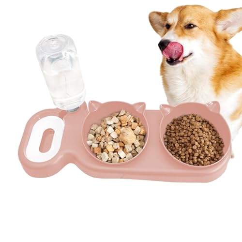 Katzen Napfset, Doppel Katzennäpfe Mit Wasserspender Für Haustiere, Katzenschüssel, Katzenfutter Napf, Futternapfschalen Für Haustiere Für Katzen Welpen Kleine Hunde Katzen Napfset, Doppel Katzennäpfe Mit Wasserspender Für Haustiere, Katzenschüssel, Katzenfutter Napf, Futternapfschalen Für Haustiere Für Katzen Welpen Kleine Hunde von Setauoo