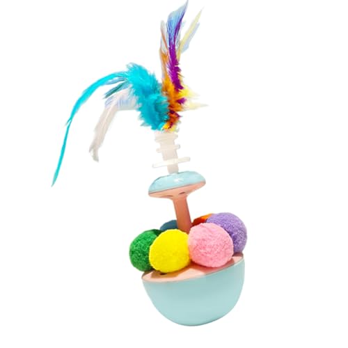 Setauoo Federball Katze – interaktiver Kätzchenball – Katzenfeder interaktives Selbstspiel Anreicherung Spielzeug für Indoor-Kätzchen Beseitigen Langeweile Setauoo Federball Katze – interaktiver Kätzchenball – Katzenfeder interaktives Selbstspiel Anreicherung Spielzeug für Indoor-Kätzchen Beseitigen Langeweile von Setauoo