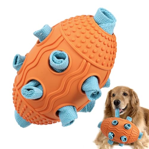 Setauoo Fußball-Hundespielzeug – Leckerli-Spender für Haustiere, Kauspielzeug Bälle für Welpen, Hunde, interaktives Hundespielzeug, Leckerli-Spender Setauoo Fußball-Hundespielzeug – Leckerli-Spender für Haustiere, Kauspielzeug Bälle für Welpen, Hunde, interaktives Hundespielzeug, Leckerli-Spender von Setauoo