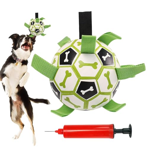 Setauoo Hunde-Fußball – Tauziehen, Hunde-Fußball, Welpe, Kauspielzeug, Langeweile im Freien, interaktives Haustier-Hof-Spiele für Geburtstag Setauoo Hunde-Fußball – Tauziehen, Hunde-Fußball, Welpe, Kauspielzeug, Langeweile im Freien, interaktives Haustier-Hof-Spiele für Geburtstag von Setauoo