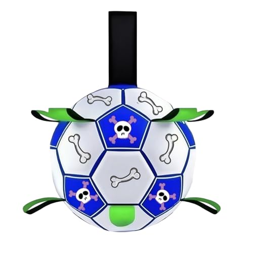 Setauoo Hundespielzeug – Hundetrainingsspielzeug, Herding Soccer Ball – tragbarer kleiner mittlerer und großer Rassen, Unterhaltungsbegleiter für Strand, Park, Tauziehen Setauoo Hundespielzeug – Hundetrainingsspielzeug, Herding Soccer Ball – tragbarer kleiner mittlerer und großer Rassen, Unterhaltungsbegleiter für Strand, Park, Tauziehen von Setauoo