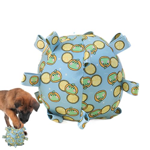 Setauoo Hundespielzeug | Quietschbälle für Hunde, Hundespielzeug Ball mit Riemen, interaktives Kauspielzeug für kleine und mittelgroße Hunde, quietschender Welpenball Setauoo Hundespielzeug | Quietschbälle für Hunde, Hundespielzeug Ball mit Riemen, interaktives Kauspielzeug für kleine und mittelgroße Hunde, quietschender Welpenball von Setauoo