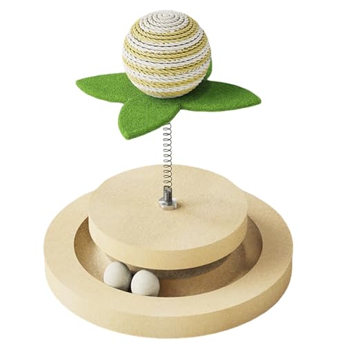 Setauoo Interaktiver Katzenspielzeug Ball - Katzenspielzeug Katzenkratzball - Katzenspielzeug Zauberstab, Interaktives Katzenspielzeug, Automatisches Katzenspielzeug für Innen, Zuhause, zieht die Setauoo Interaktiver Katzenspielzeug Ball - Katzenspielzeug Katzenkratzball - Katzenspielzeug Zauberstab, Interaktives Katzenspielzeug, Automatisches Katzenspielzeug für Innen, Zuhause, zieht die von Setauoo