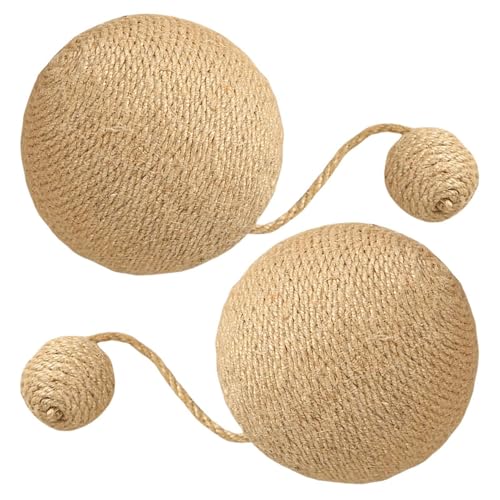 Setauoo Katzenkratzer Sisal | Mehrzweck-Sisal Katzenkratzball Kaninchen Kratzspielzeug - Lustiges Katzenkratzbrett Sisal Kratzball für Katzen Kaninchen Meerschweinchen Setauoo Katzenkratzer Sisal | Mehrzweck-Sisal Katzenkratzball Kaninchen Kratzspielzeug - Lustiges Katzenkratzbrett Sisal Kratzball für Katzen Kaninchen Meerschweinchen von Setauoo