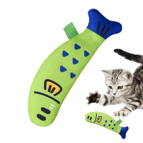 Setauoo Katzenspielzeug mit Katzenminze | Fischform Leinen Kätzchen Teasing Spielzeug – Anti-Kratzer, interaktives Katzenkickspielzeug, 26 cm, Katzenminze, Knisterspielzeug für Katzen im Innenbereich Setauoo Katzenspielzeug mit Katzenminze | Fischform Leinen Kätzchen Teasing Spielzeug – Anti-Kratzer, interaktives Katzenkickspielzeug, 26 cm, Katzenminze, Knisterspielzeug für Katzen im Innenbereich von Setauoo