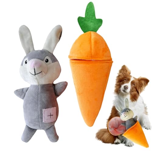 Setauoo Kauspielzeug für Hunde, Cartoon-Hundespielzeug, buntes Schnüffelspielzeug, Welpenspielzeug, Haustier-Anreicherungsspielzeug für kleine, mittelgroße und große Hunderassen Setauoo Kauspielzeug für Hunde, Cartoon-Hundespielzeug, buntes Schnüffelspielzeug, Welpenspielzeug, Haustier-Anreicherungsspielzeug für kleine, mittelgroße und große Hunderassen von Setauoo