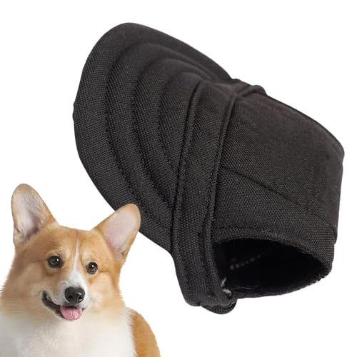 Setauoo Sonnenschutzhaube im Freien für Hunde, Hunde Baseballkappen,Sun Protection Visor Hut Canvas Baseballkappen - Bequemer Hund Sunbonnet mit Ohrlöchern zum und Reisen von Setauoo