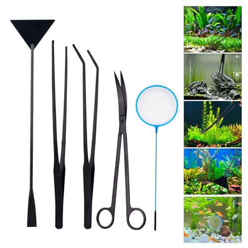 Aquarium zubehoer,Aquarium Schere,aquascaping Set,aquascaping Aquarium pinzette,schwarz Aquarium zubehoer,Aquarium Schere,aquascaping Set,aquascaping Aquarium pinzette,schwarz von Sewokon