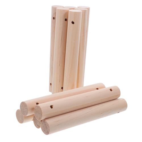 Sewroro 26 Stück Teiliges Holzstäbe für DIY Vogelkäfigleiter Naturbelassene Vorgebohrte Rundstäbe als Ersatzleiter Sprossen Robust und Ungiftig für Wellensittiche und Kleine Haustiere zum Sewroro 26 Stück Teiliges Holzstäbe für DIY Vogelkäfigleiter Naturbelassene Vorgebohrte Rundstäbe als Ersatzleiter Sprossen Robust und Ungiftig für Wellensittiche und Kleine Haustiere zum von Sewroro