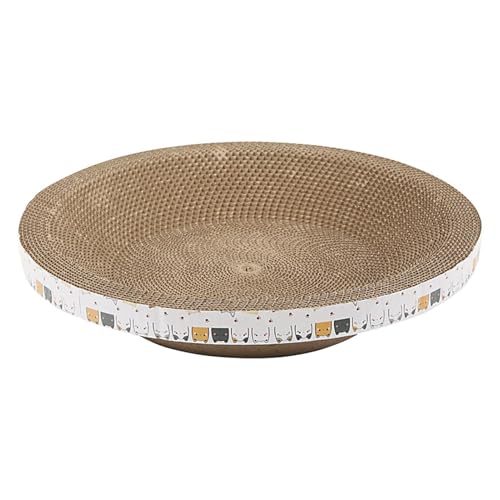 Seyrnicay Karton Katzenkratzer - Hochdichter Schüsselförmiger Katzenkratzer Karton für Katzenkratzer - Katzenmöbel Kratzbäume für Indoor Katzen Schlafen Seyrnicay Karton Katzenkratzer - Hochdichter Schüsselförmiger Katzenkratzer Karton für Katzenkratzer - Katzenmöbel Kratzbäume für Indoor Katzen Schlafen von Seyrnicay