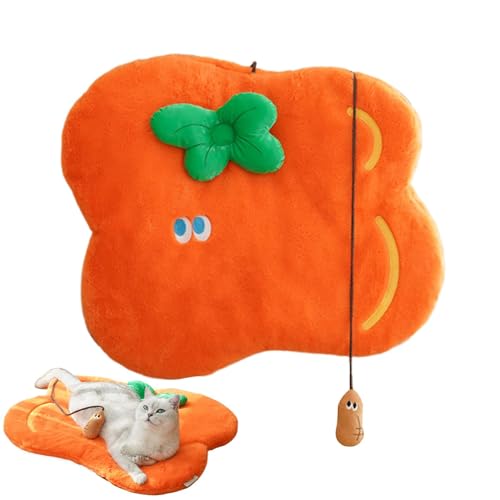 Seyrnicay Katzenkissen-Bett, Plüsch-Teppich für den Winter, mit interaktivem Spielzeug, 68 x 55 cm, Haustier-Thermo-Pad, waschbare Katzenbodenunterlage für alle Katzenrassen Seyrnicay Katzenkissen-Bett, Plüsch-Teppich für den Winter, mit interaktivem Spielzeug, 68 x 55 cm, Haustier-Thermo-Pad, waschbare Katzenbodenunterlage für alle Katzenrassen von Seyrnicay