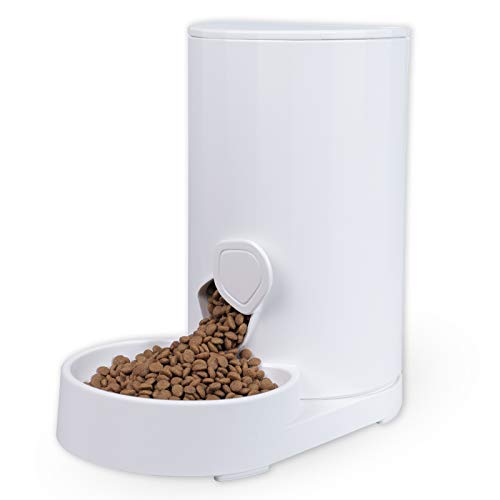 Sfozstra Automatischer Wasserspender für Haustiere, für Hunde und Katzen, Futterspender von Sfozstra