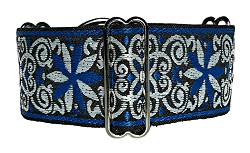 Martingale Hundehalsband, handgefertigt, für Windhunde, Saluki, Whippet, 5,1 cm breit (27,9 cm - 35,6 cm) von Sgang