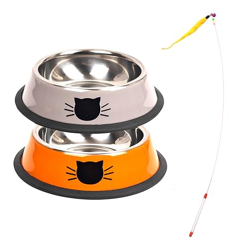 2 Stück katzennapf flach + 1 Katzenspielzeug,katzennapf Edelstahl,katzennapf 2er Set,futternapf Katze,Katzen napf,Katzennäpfe,Fressnapf Katze,katzenschüssel,futternapf Hund, 2 Stück katzennapf flach + 1 Katzenspielzeug,katzennapf Edelstahl,katzennapf 2er Set,futternapf Katze,Katzen napf,Katzennäpfe,Fressnapf Katze,katzenschüssel,futternapf Hund, von Sgehai